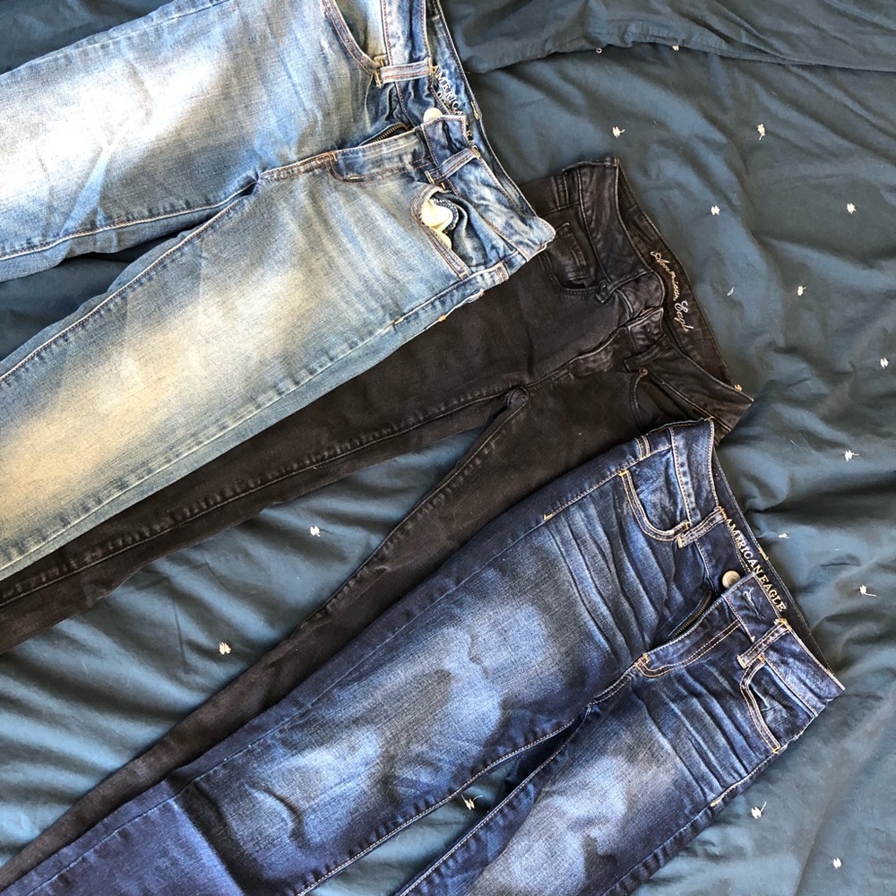 American Eagle Jeans Bundle, 3 Pairs (SZ 0 - 00)